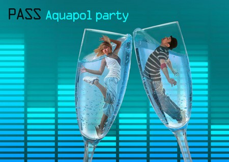 Mairie de Montrouge - Illustration pour le pass "Aquapol Party" - Mai 2010