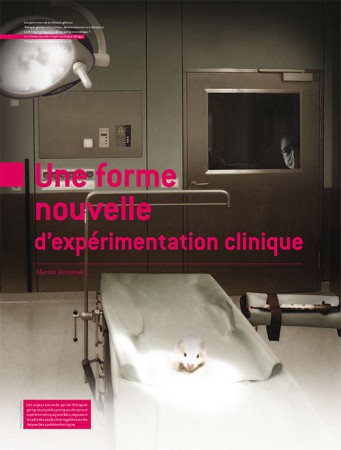 Technology Review #03 - Illustration de l'article "Une nouvelle forme d'expérimentation clinique" - Septembre / Octobre 2007