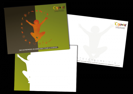 Fondation C.Génial - Création de la charte graphique de la fondation - Création graphique des masques powerpoint - Août 2012
