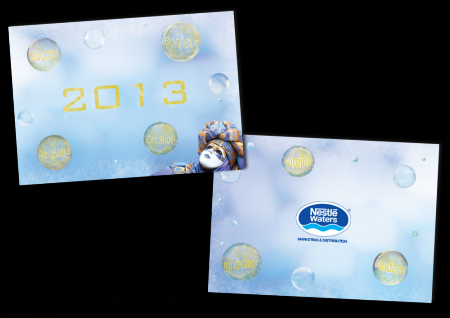 Nestlé Waters Marketing et Distribution - Carte de vœux 2013 - Décembre 2012