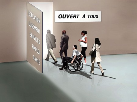Noisy Magazine #146 - Illustration du dossier "Noisy dit « non » à la discrimination" - Janvier 2009